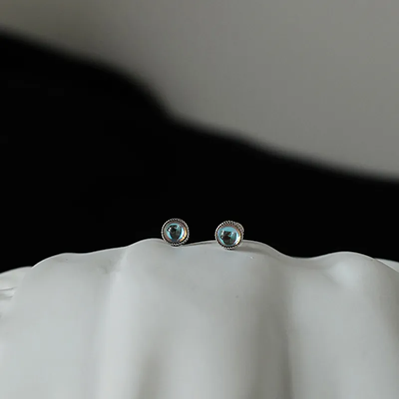 GUDUD Titanium Steel Stud Earrings Men's-1