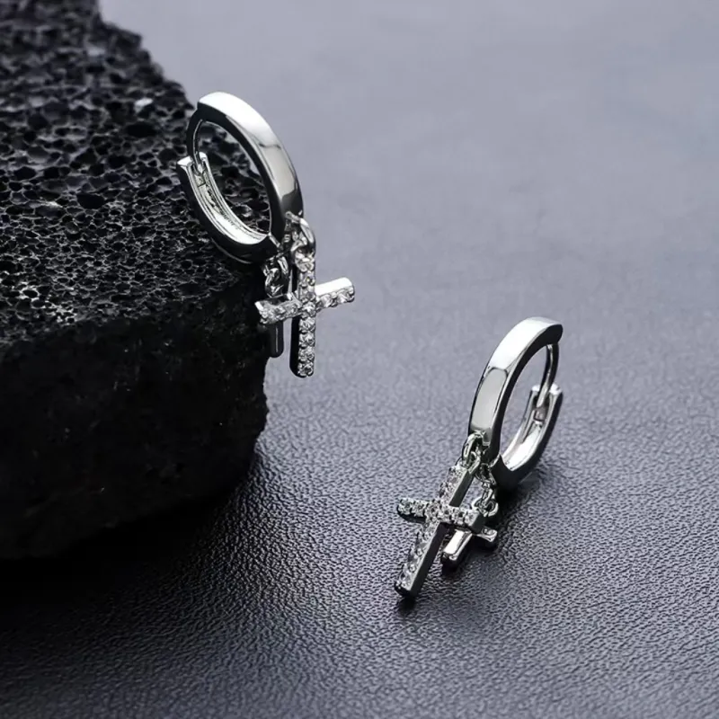 GUDUD Titanium Steel Earrings Unisex-3