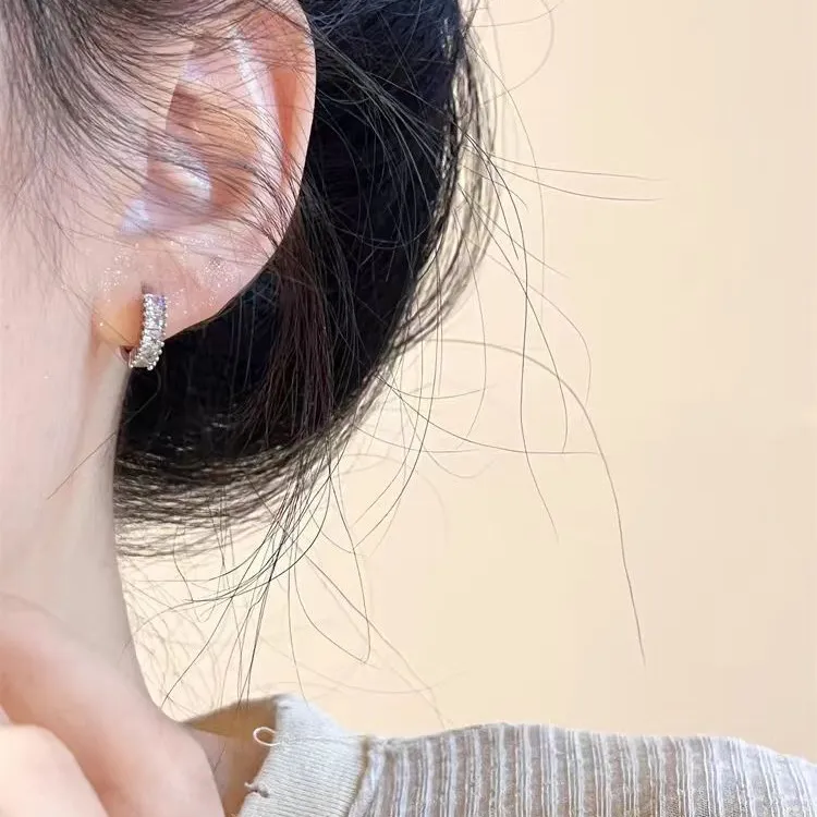 GUDUD 999 Fine Silver Earrings Women's-2