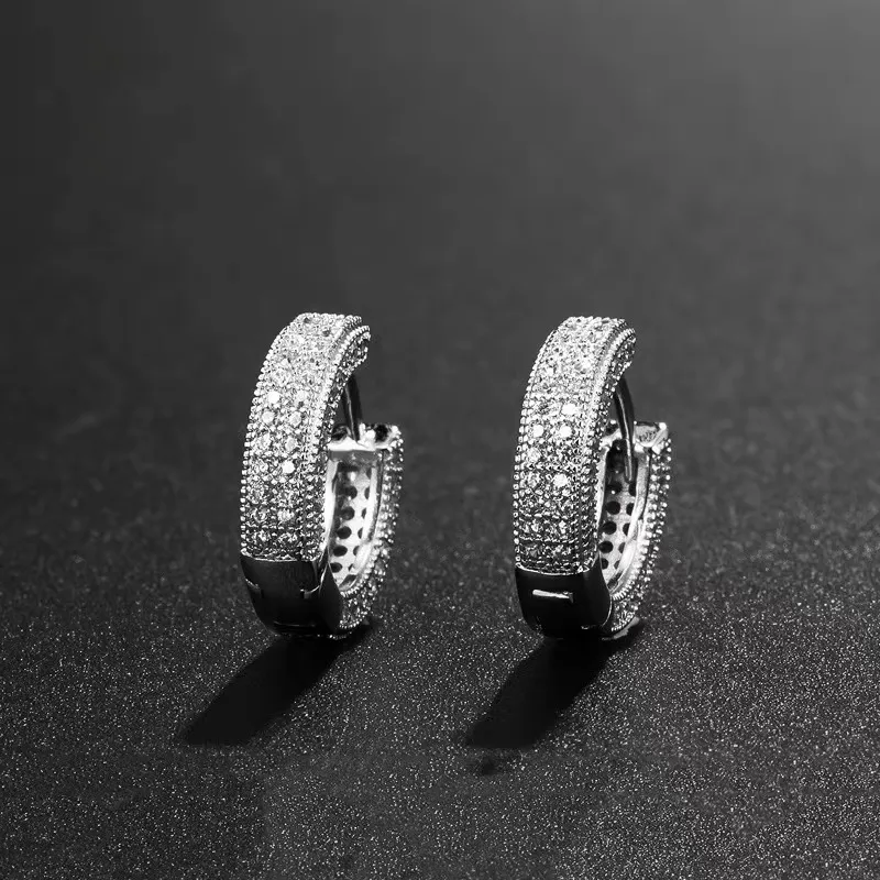 GUDUD S925 Silver Earrings Unisex-2