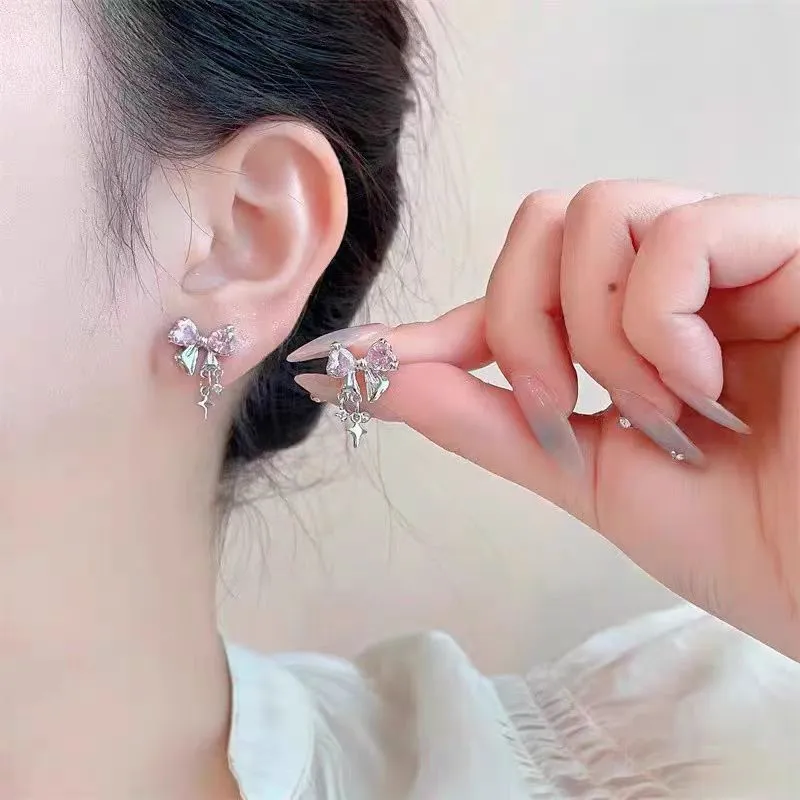 GUDUD Alloy Stud Earrings Women's-1