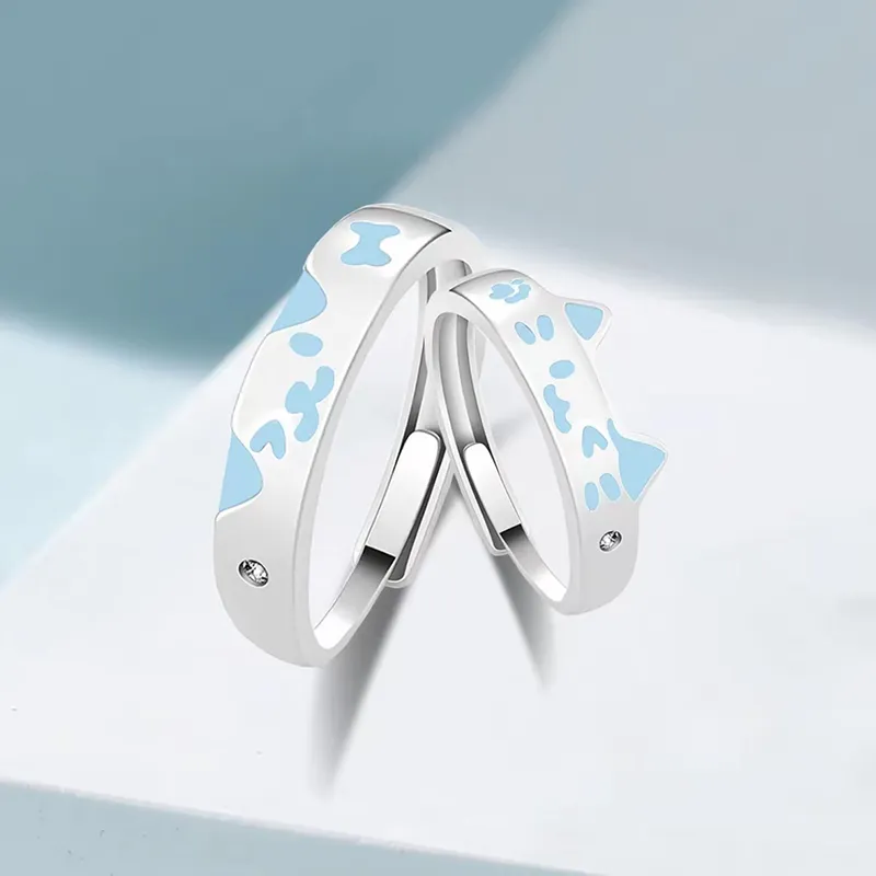 GUDUD Silver Plated Rings Unisex-2