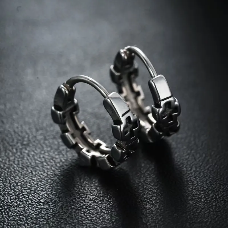 GUDUD Titanium Steel Earrings Unisex-3