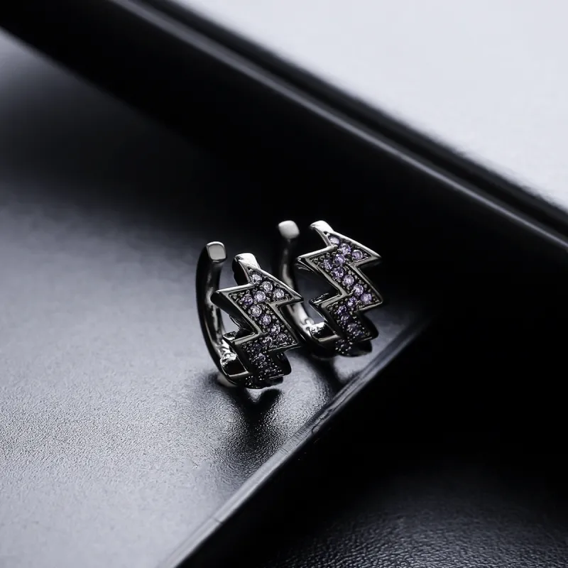 GUDUD Alloy Clip On Earrings Unisex-2