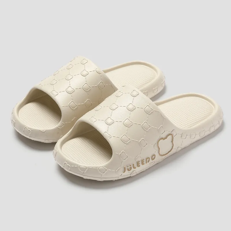 Its Happy House Squashy And Bouncy Feeling Slippers Quiet Home Bathroom Slip Resistant Platform EVA Slippers-8