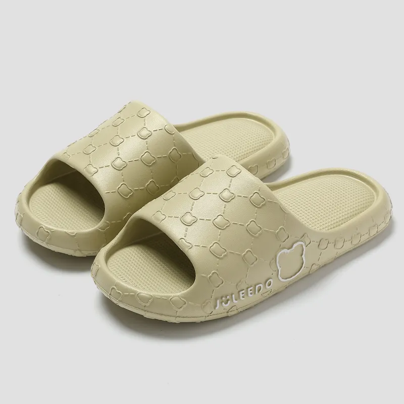 Its Happy House Squashy And Bouncy Feeling Slippers Quiet Home Bathroom Slip Resistant Platform EVA Slippers-18