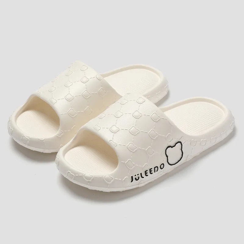 Its Happy House Squashy And Bouncy Feeling Slippers Quiet Home Bathroom Slip Resistant Platform EVA Slippers-6