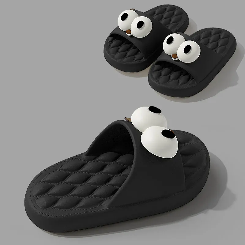 Its Happy House Squashy And Bouncy Feeling Platform Indoor Home Soft Sole Bathing Slip Resistant Cute Slippers-2