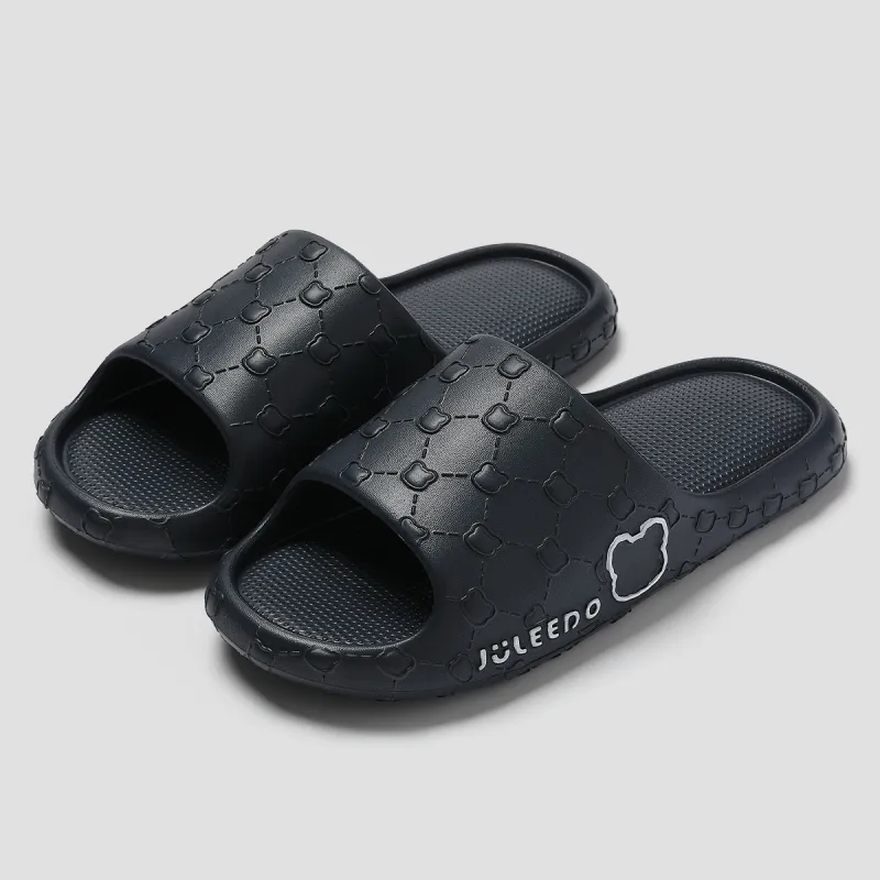 Its Happy House Squashy And Bouncy Feeling Slippers Quiet Home Bathroom Slip Resistant Platform EVA Slippers-22