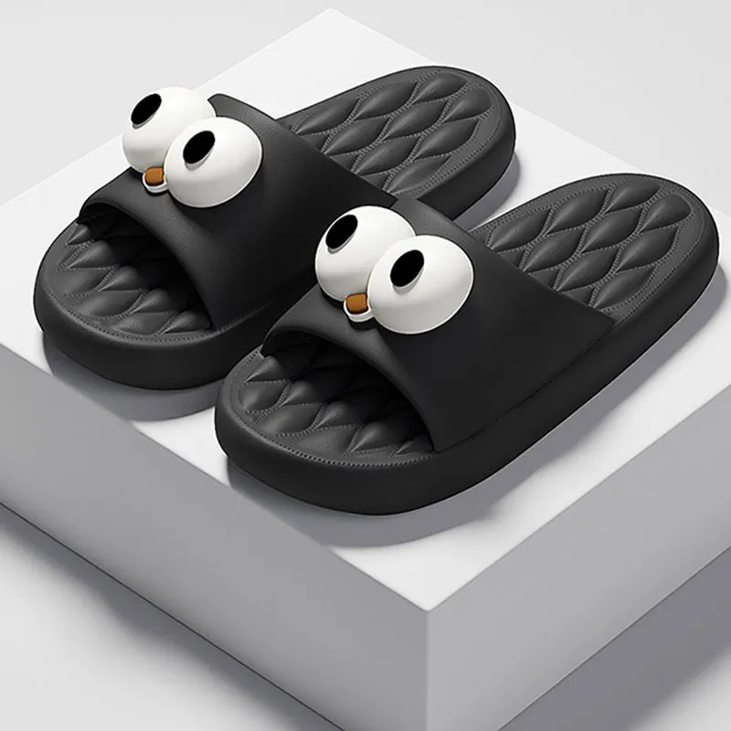 Its Happy House Squashy And Bouncy Feeling Platform Indoor Home Soft Sole Bathing Slip Resistant Cute Slippers-3