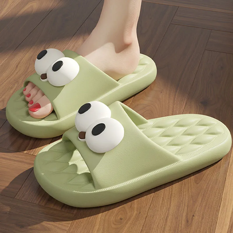 Its Happy House Squashy And Bouncy Feeling Platform Indoor Home Soft Sole Bathing Slip Resistant Cute Slippers-7