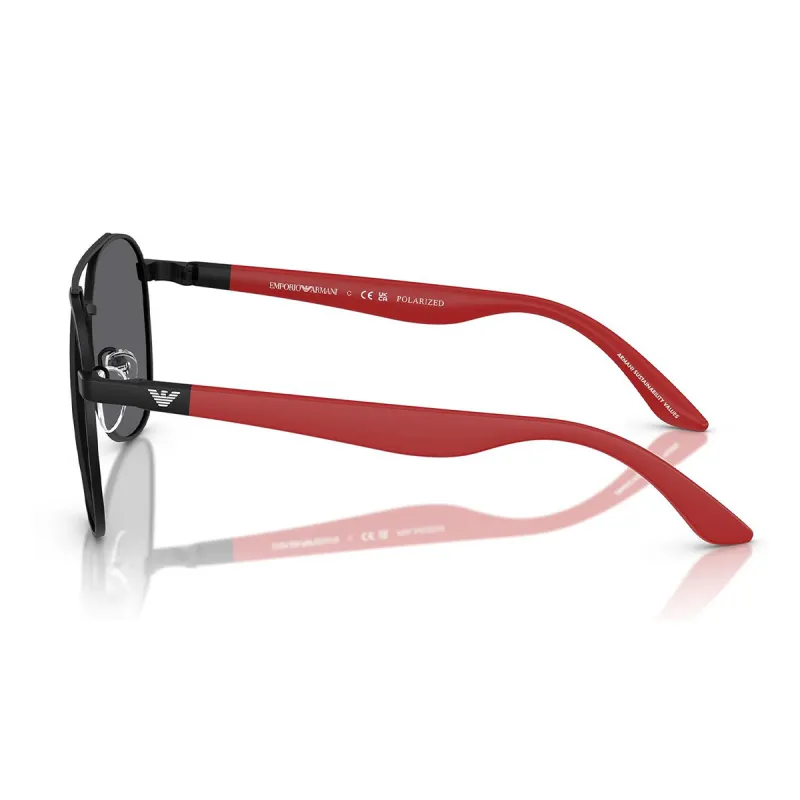 EMPORIO ARMANI Plate Frame Aviator Sunglasses Kids'-2