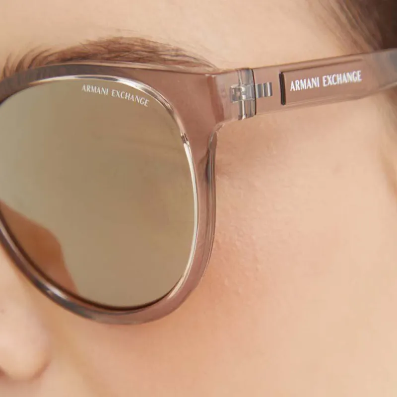 ARMANI EXCHANGEAE Injection Molded Round Sunglasses Unisex-3
