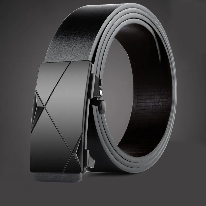 VINEY Cow Split Leather Belts Men's Width 3.5-30