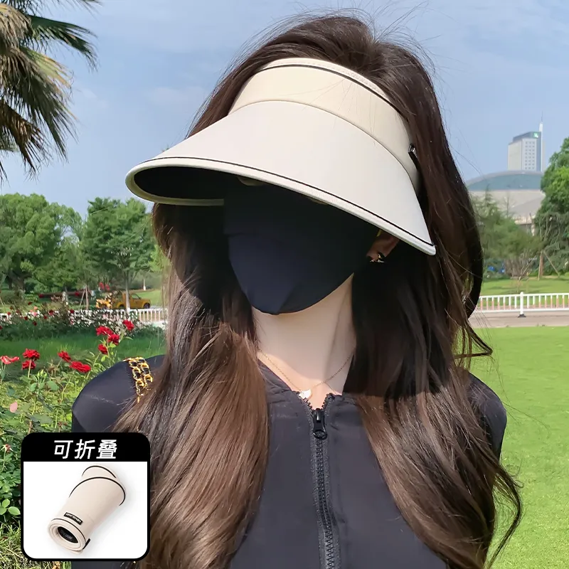 VINEY Polyester Sun Protection Hats Women's-4