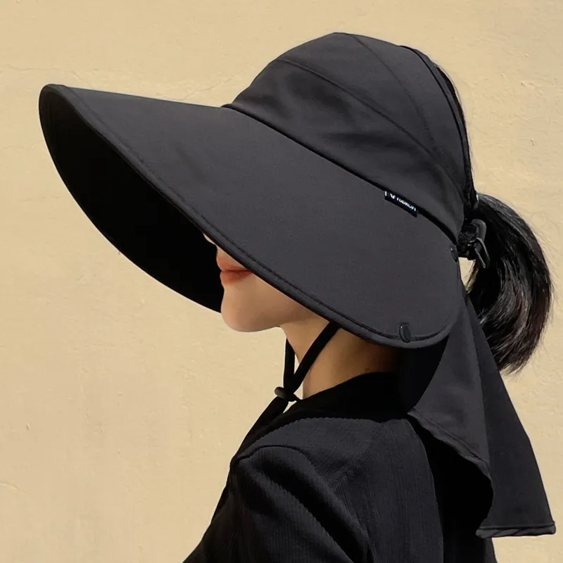 VINEY Polyester Sun Protection Hats Women's-5