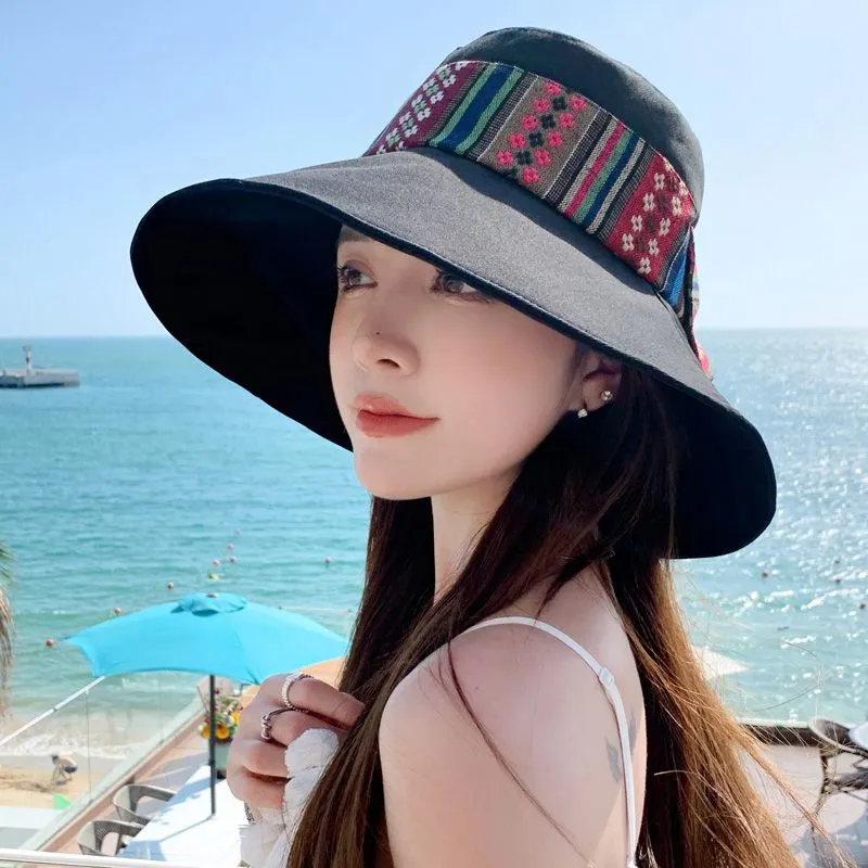 VINEY Polyester Sun Protection Hats Women's-13