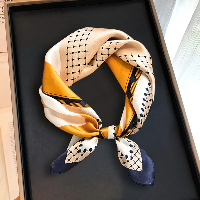VINEY Silk Scarves Women's-9