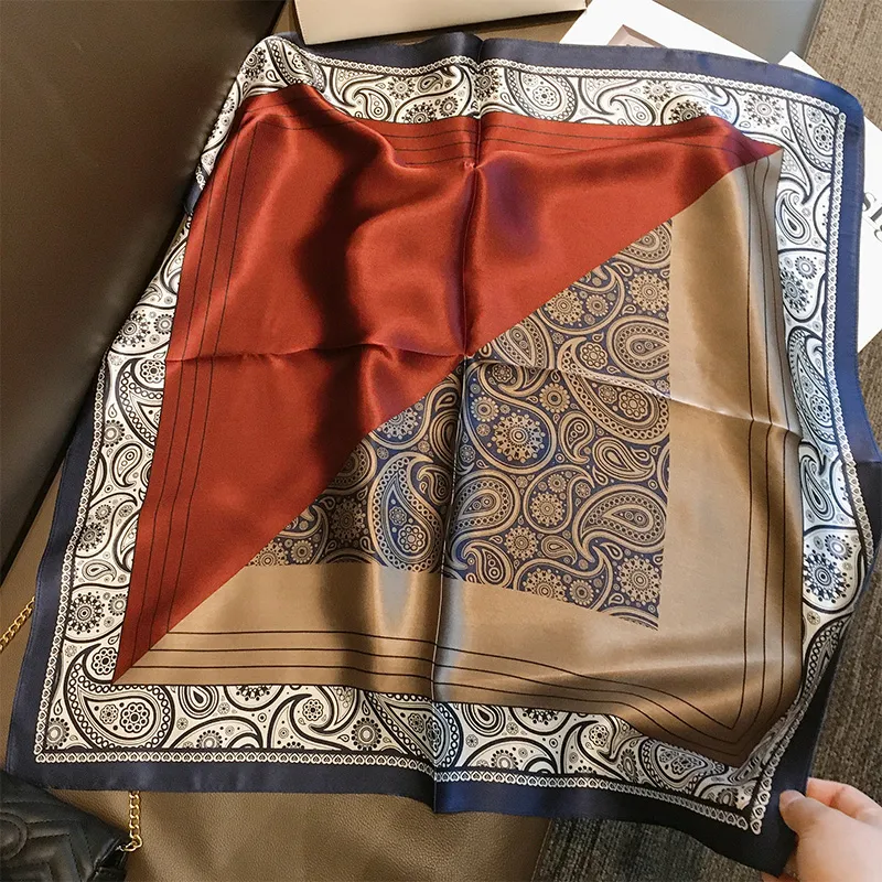VINEY Silk Scarves Women's-3