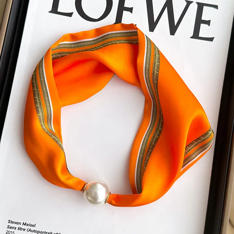 VINEY Silk Scarves Women's-2