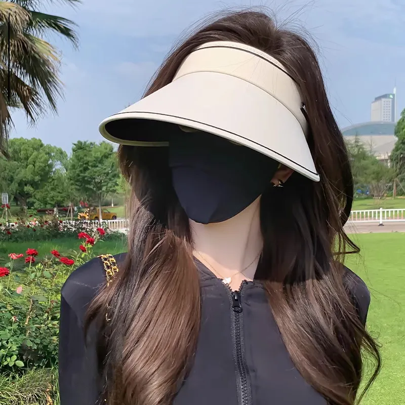 VINEY Polyester Sun Protection Hats Women's-1