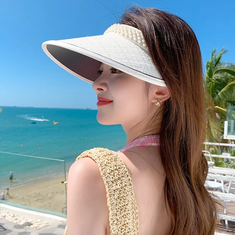 VINEY Polyester Sun Protection Hats Women's-6