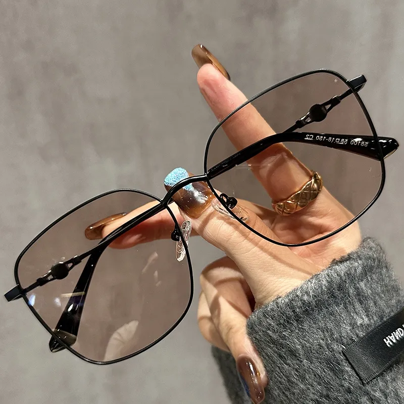 VINEY Alloy Square Sunglasses Unisex-5