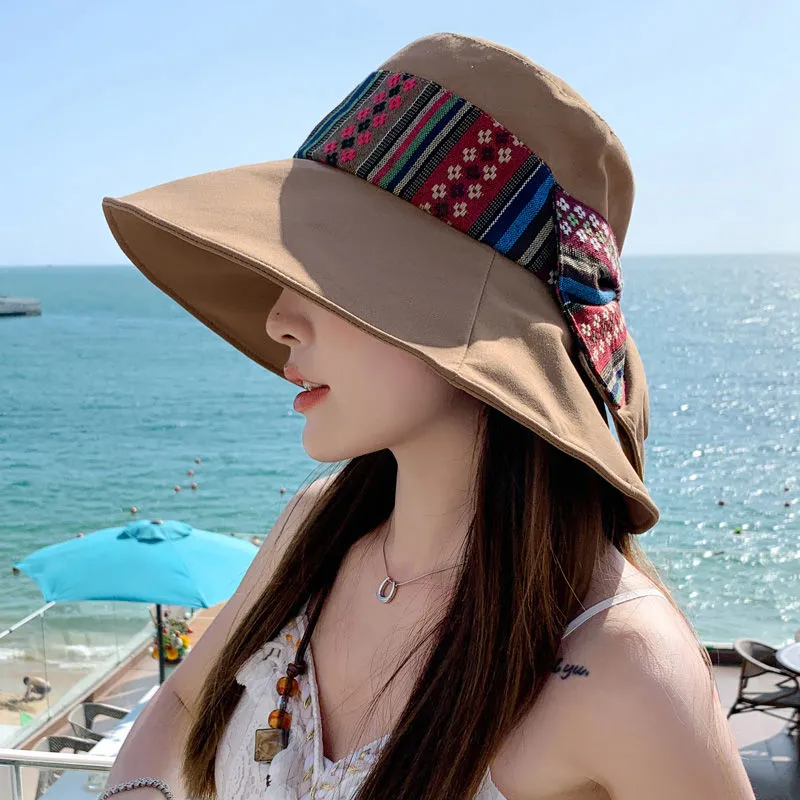 VINEY Polyester Sun Protection Hats Women's-2