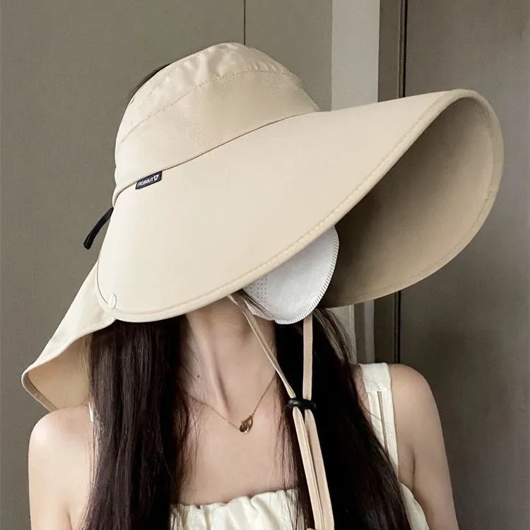 VINEY Polyester Sun Protection Hats Women's-12
