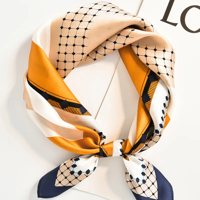 VINEY Silk Scarves Women's-8