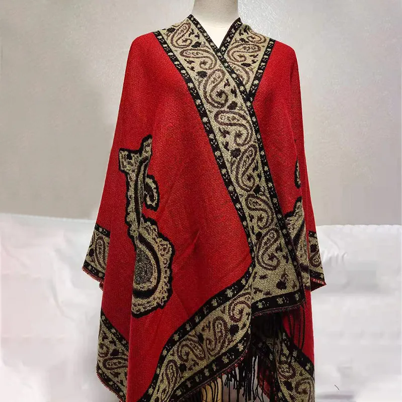 VINEY Shawls Women's Paisley-1