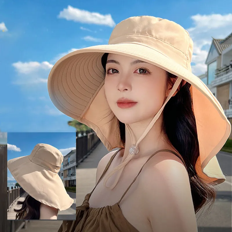 VINEY Polyester Sun Protection Hats Women's-1