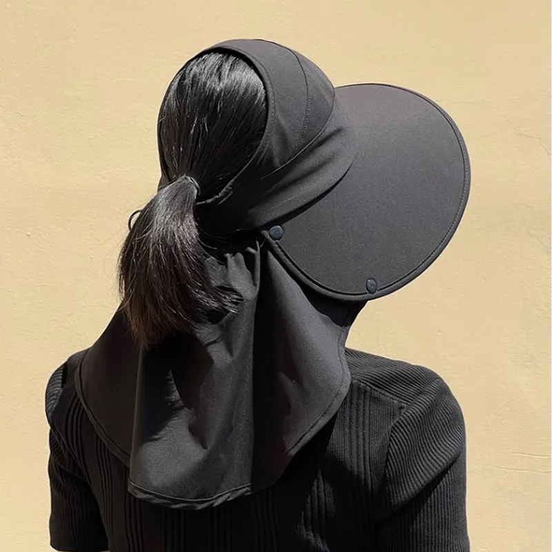 VINEY Polyester Sun Protection Hats Women's-6