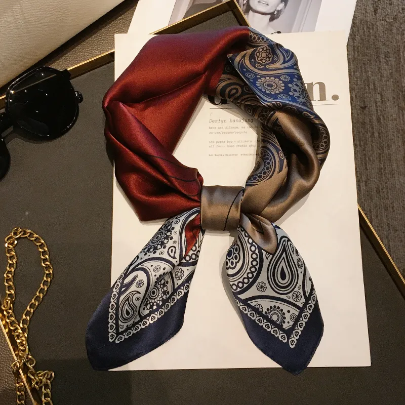 VINEY Silk Scarves Women's-1
