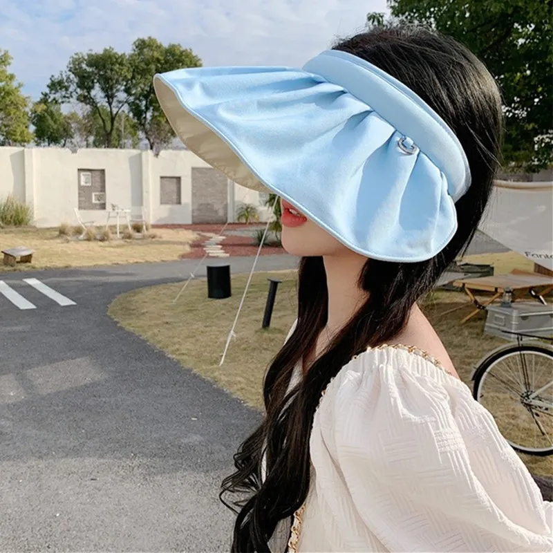 VINEY Cotton Nylon Sun Protection Hats Women's-11