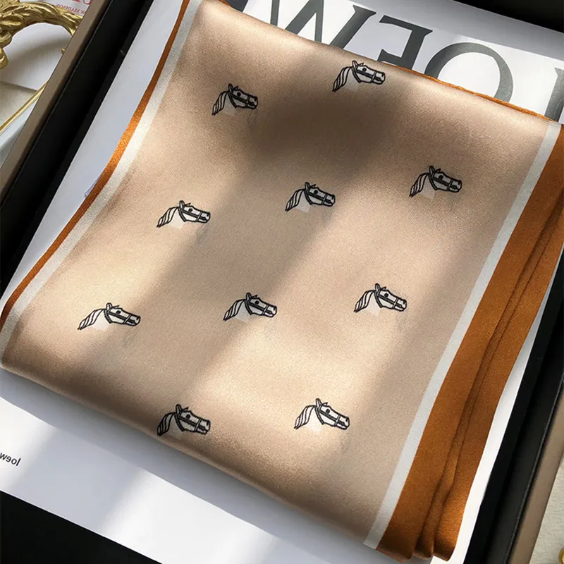 VINEY Silk Scarves Women's-2