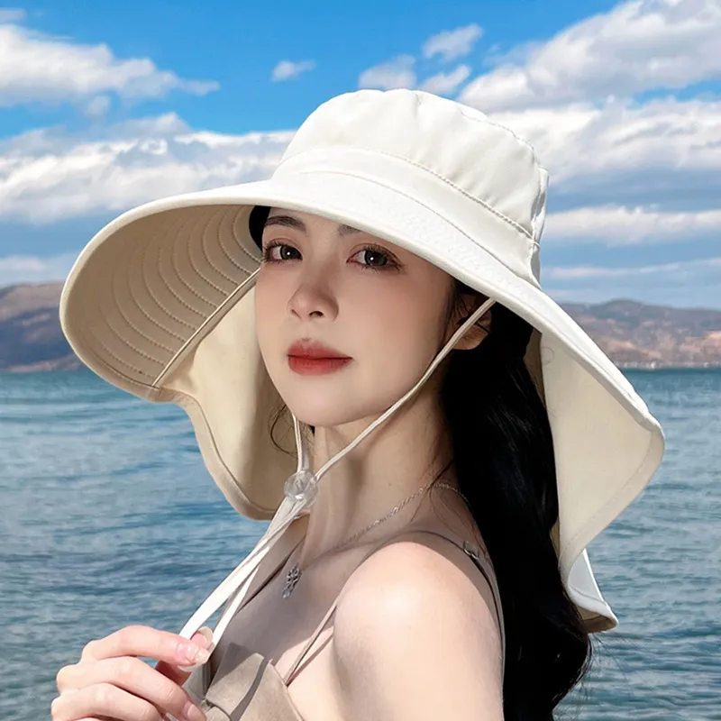 VINEY Polyester Sun Protection Hats Women's-4