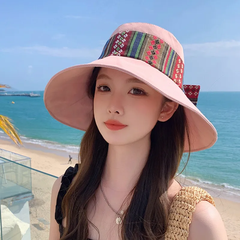 VINEY Polyester Sun Protection Hats Women's-16