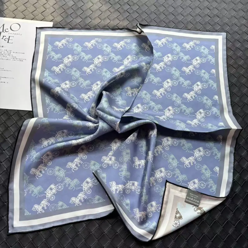 VINEY Silk Scarves Women's-3