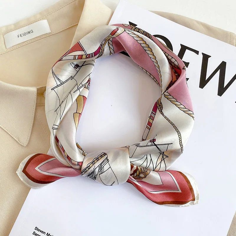 VINEY Silk Scarves Women's-15