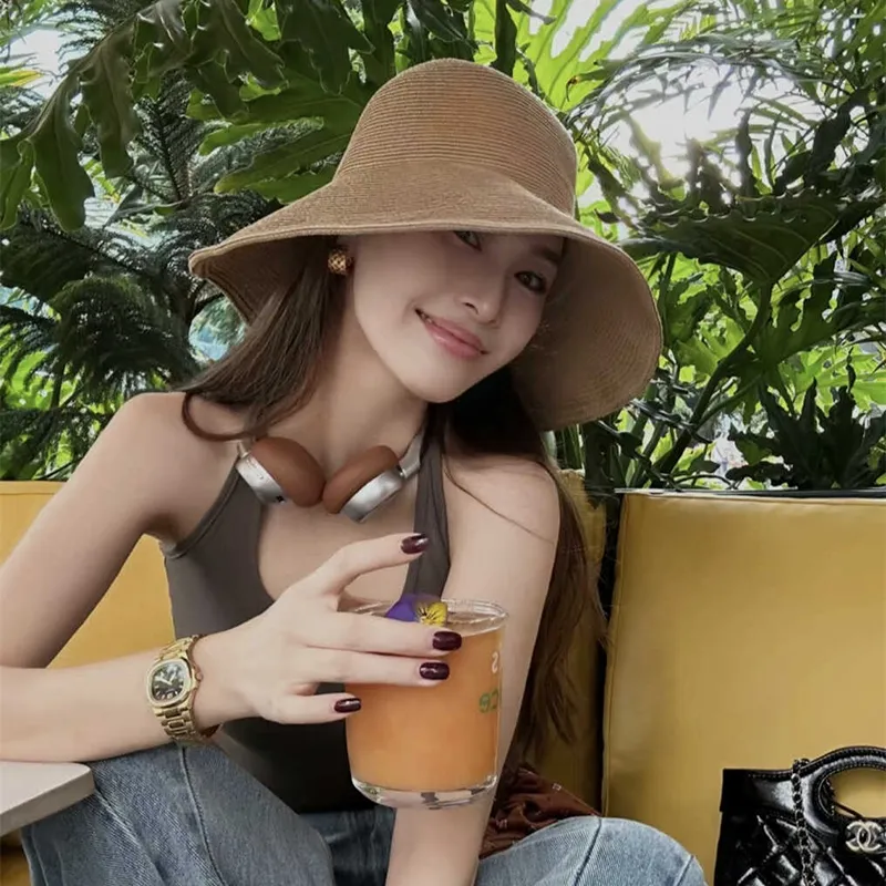 VINEY Straw Woven Sun Protection Hats Women's-1