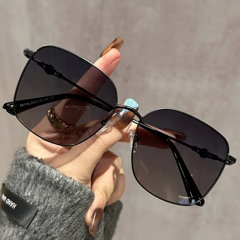 VINEY Alloy Square Sunglasses Unisex-13
