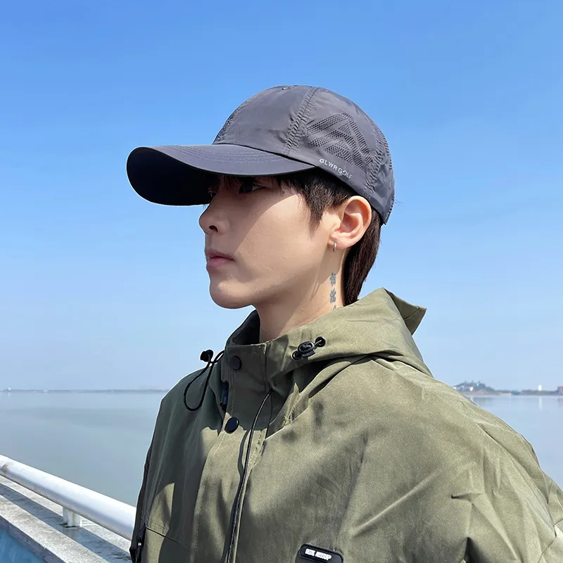 VINEY Polyester Sun Protection Hats Men's-4