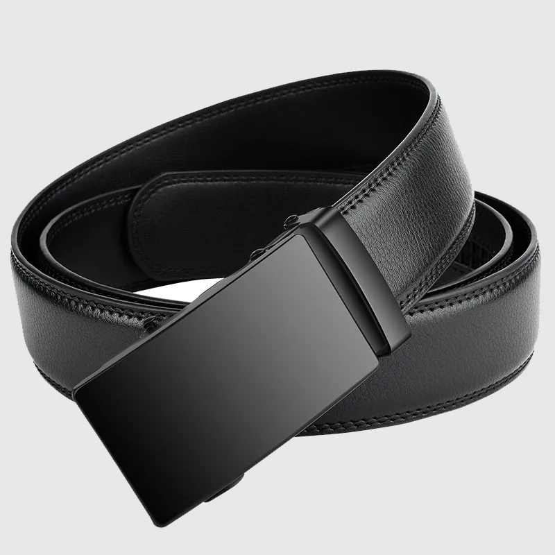 VINEY Cow Split Leather Belts Men's Width 3.5-28