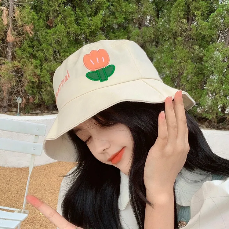 VINEY Cotton Polyester Blend Sun Protection Hats Women's-3