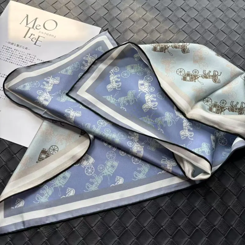 VINEY Silk Scarves Women's-6