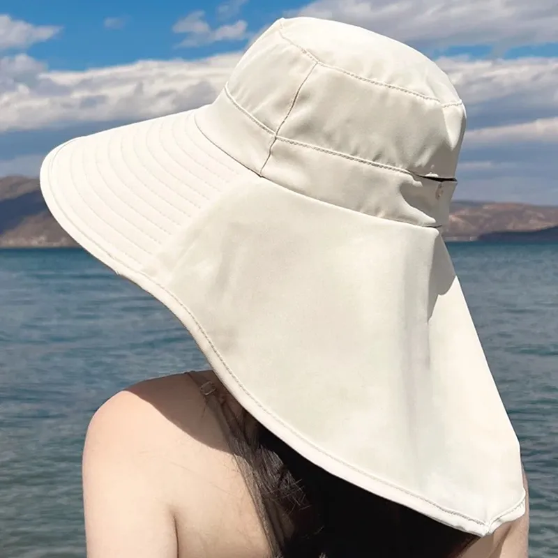 VINEY Polyester Sun Protection Hats Women's-5