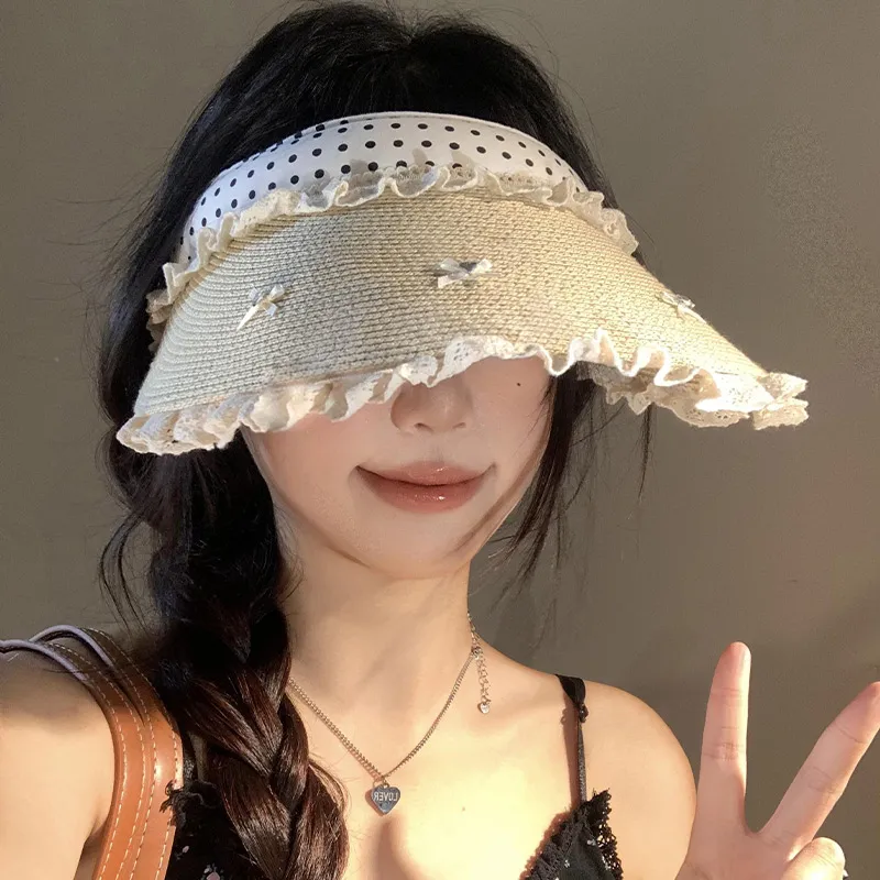 VINEY Straw Woven Sun Protection Hats Women's-1