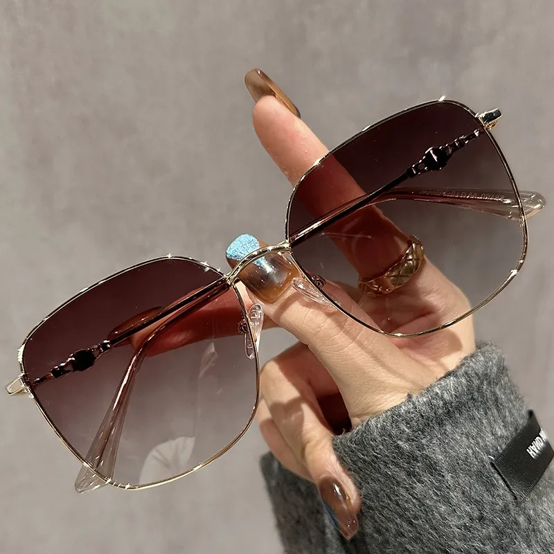 VINEY Alloy Square Sunglasses Unisex-1
