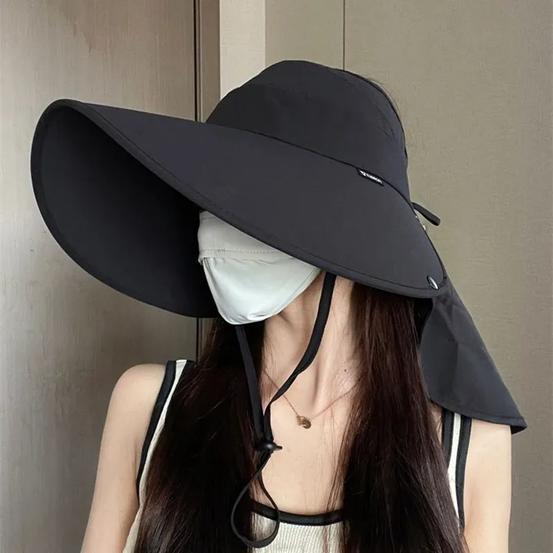VINEY Polyester Sun Protection Hats Women's-2